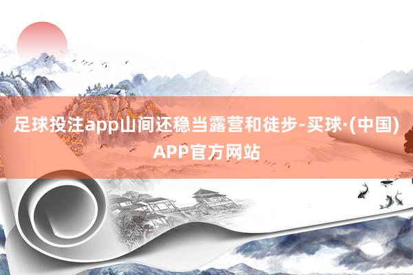 足球投注app山间还稳当露营和徒步-买球·(中国)APP官方网站