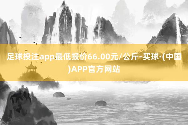 足球投注app最低报价66.00元/公斤-买球·(中国)APP官方网站