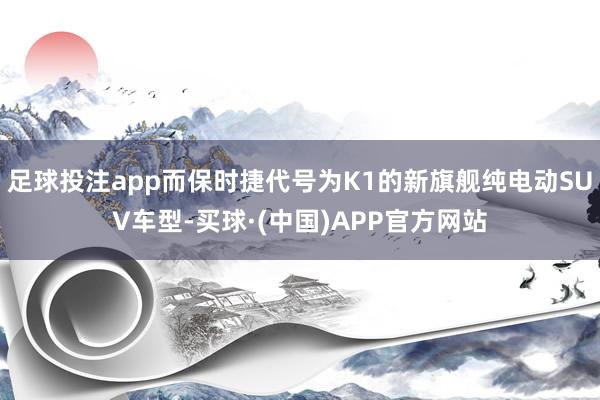 足球投注app而保时捷代号为K1的新旗舰纯电动SUV车型-买球·(中国)APP官方网站