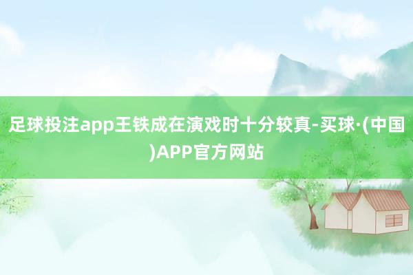 足球投注app王铁成在演戏时十分较真-买球·(中国)APP官方网站